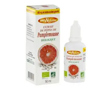 Nat & Form Extrait de pépins de pamplemousse Bio 50ml