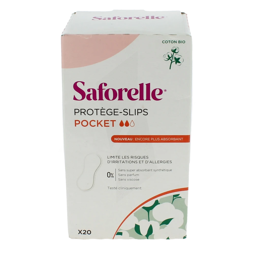 Saforelle Protège-slip Pocket Boîte De 20